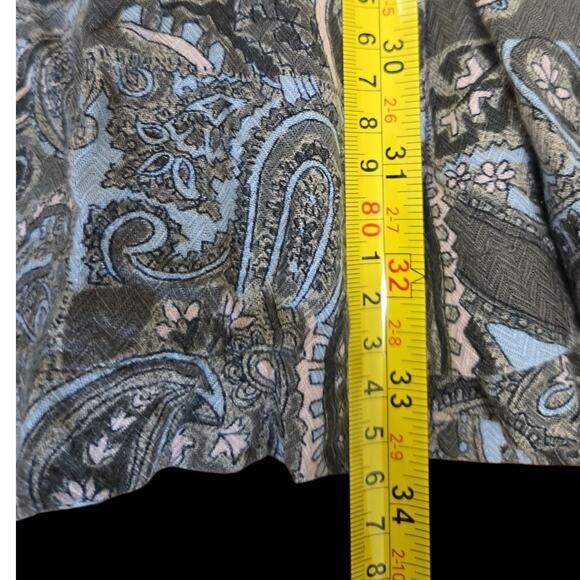 Sag Harbor Women’s Paisley Print‎ Skirt – Size XL Pockets - Picture 5 of 6